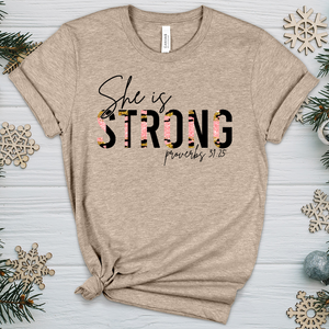 She is Strong 07 Heathered Tee