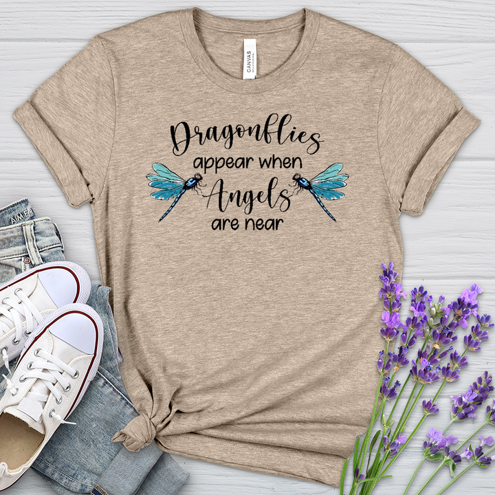 Dragonflies Appear Heathered Tee