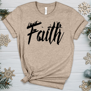 faith bear 01 Heathered Tee