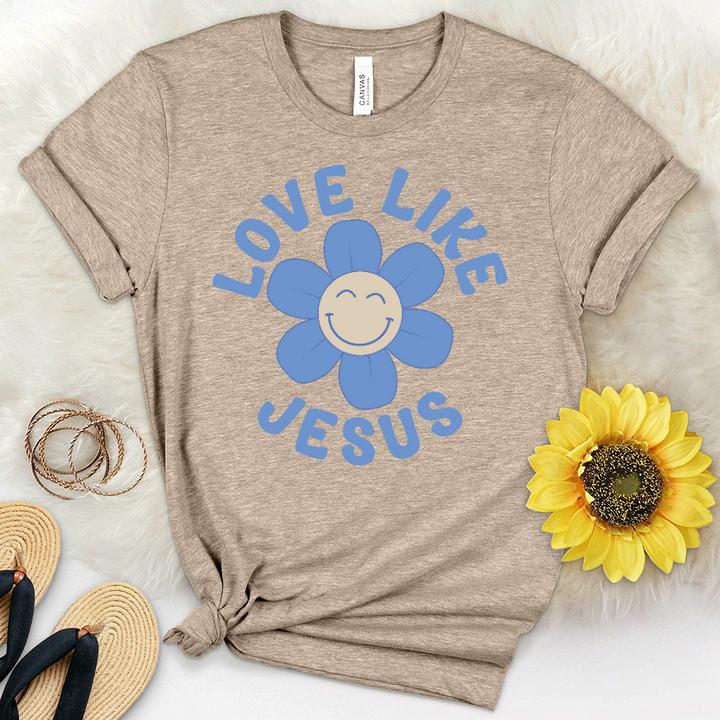 Love Like Jesus Heathered Tee