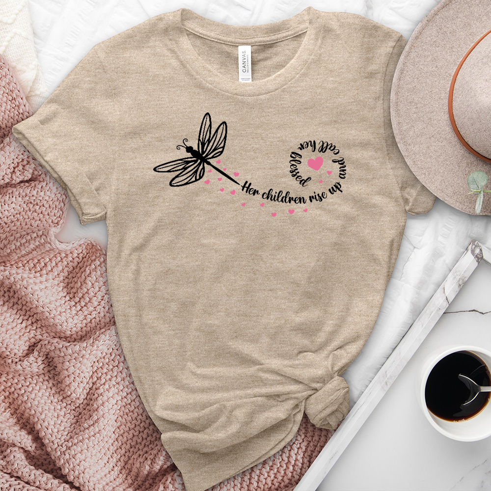 Her Children Dragonfly Heathered Tee