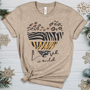 Love Is Wild Heathered Tee