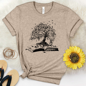 Tree Of Knowledge Heathered Tee