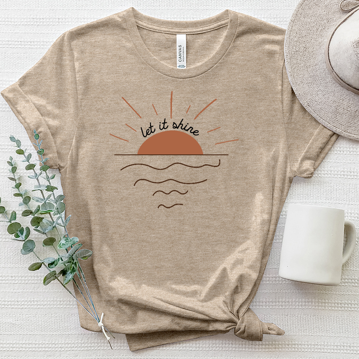 Let it Shine Heathered Tee