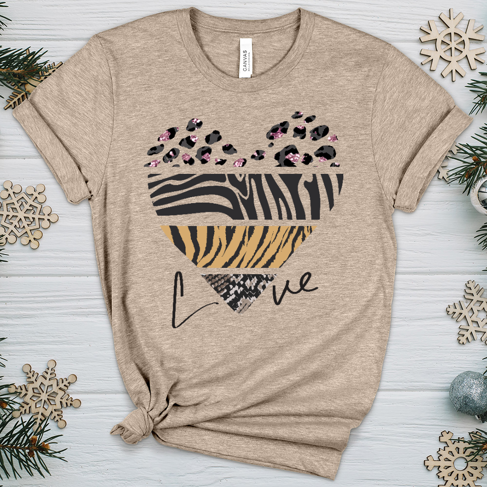 Love Is Wild 4 Heathered Tee