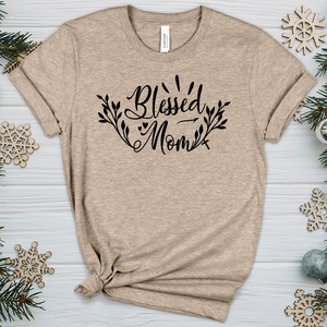 Blessed Mom Heathered Tee