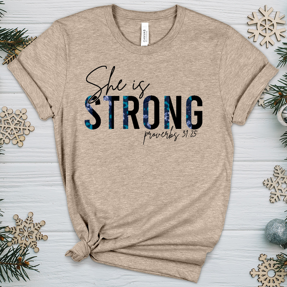 She is Strong 09 Heathered Tee