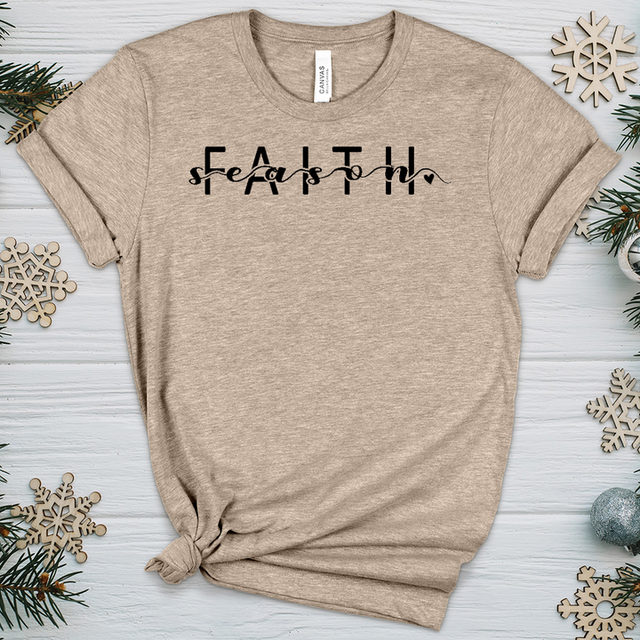 Faith Season Heathered Tee