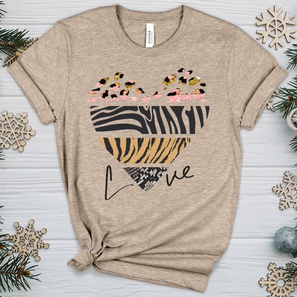 Love Is Wild 6 Heathered Tee