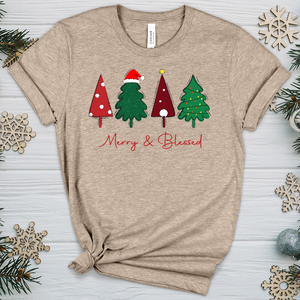 Merry & Blessed Christmas Heathered Tee
