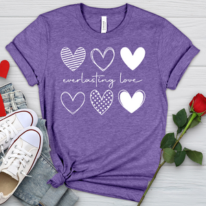 Everlasting Love Hearts Heathered Tee