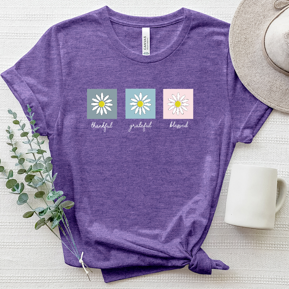 TGB Daisy Heathered Tee