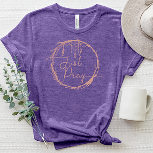 Just Pray Heathered Tee