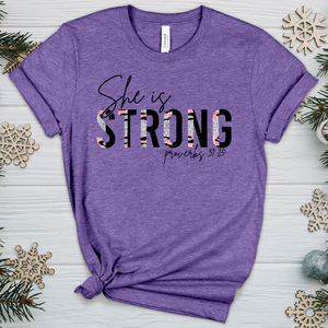 She is Strong 06 Heathered Tee