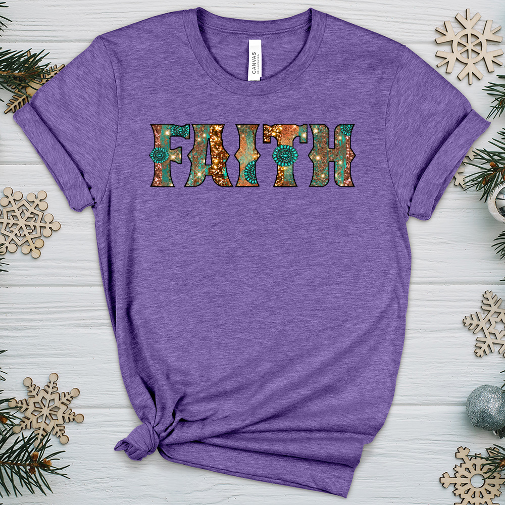Faith Leopard P2 Heathered Tee