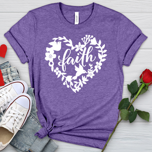 Faith Dove Heathered Tee