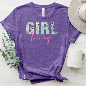 Girl Pray Heathered Tee