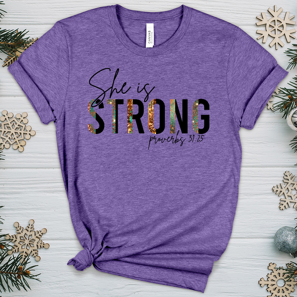 She is Strong 03 Heathered Tee