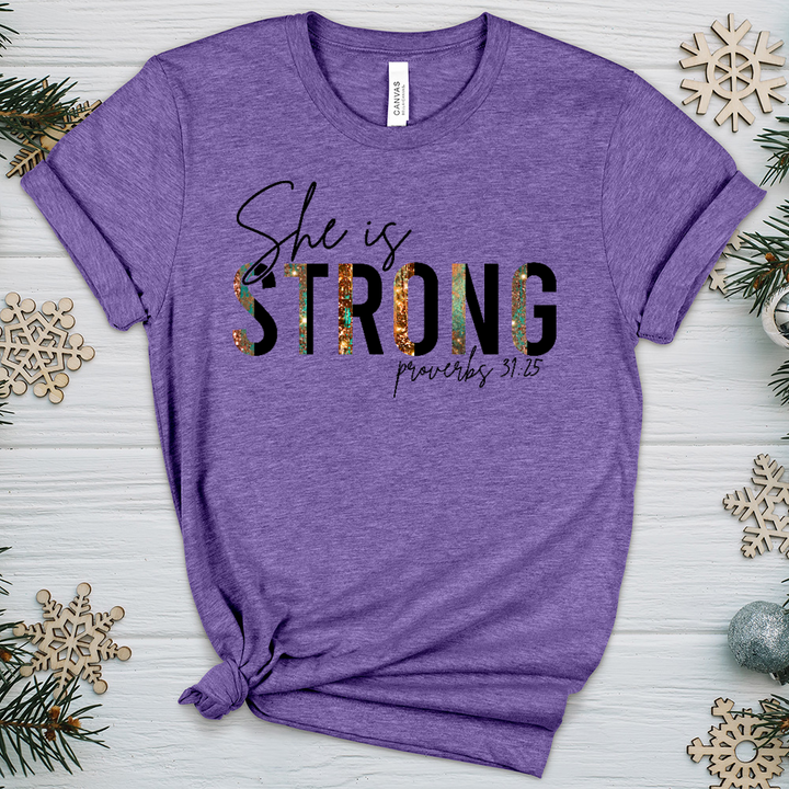 She is Strong 03 Heathered Tee