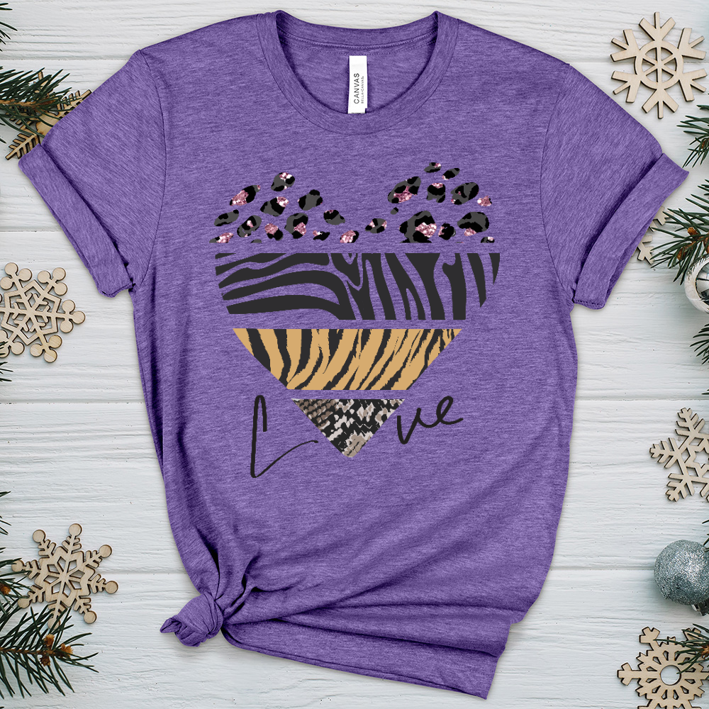 Love Is Wild 4 Heathered Tee