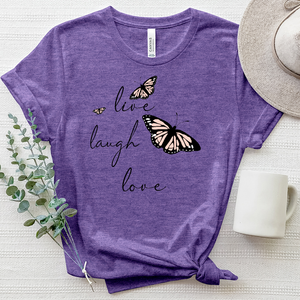 Live Laugh Lovin It Heathered Tee