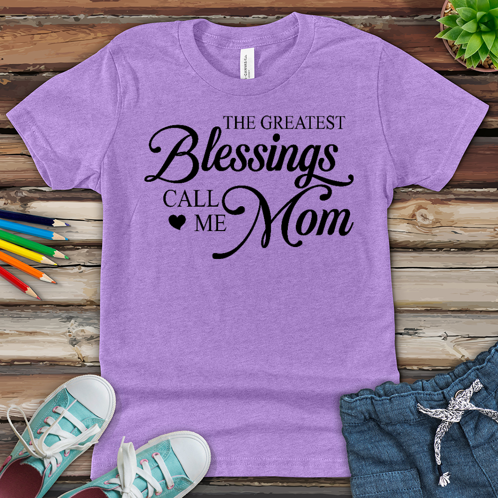 Greatest Blessing Youth Heathered Tee