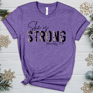 She is Strong 02 Heathered Tee