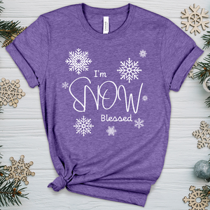 I'm Snow Blessed Heathered Tee