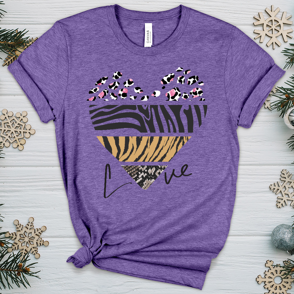 Love Is Wild 7 Heathered Tee