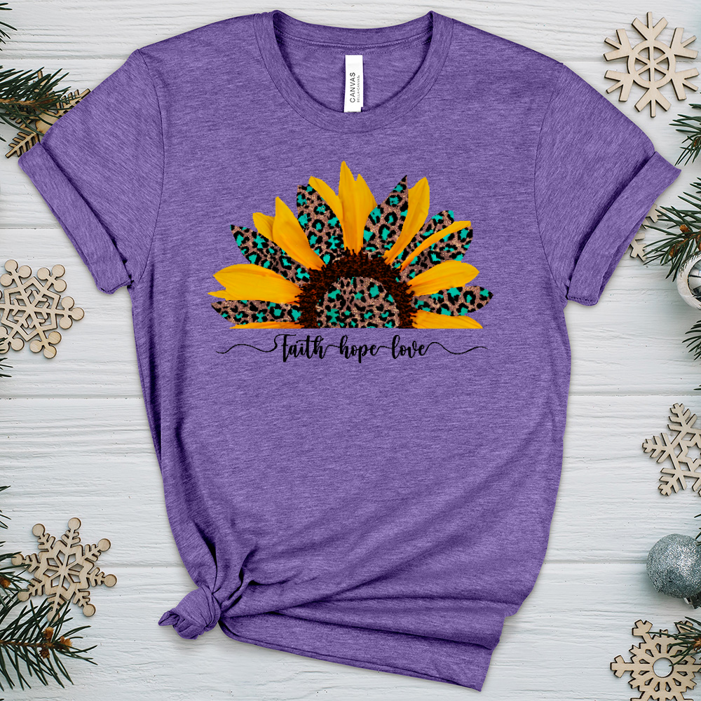 Faith Hope Love V5 Heathered Tee