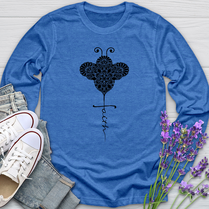 Faith Bee Mosaic Long Sleeve Tee