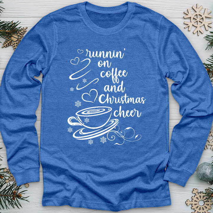 Coffee and Christmas Cheer Long Sleeve Tee