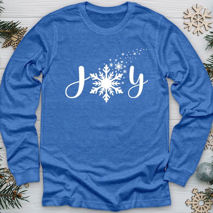 Joy Snowflake Long Sleeve Tee