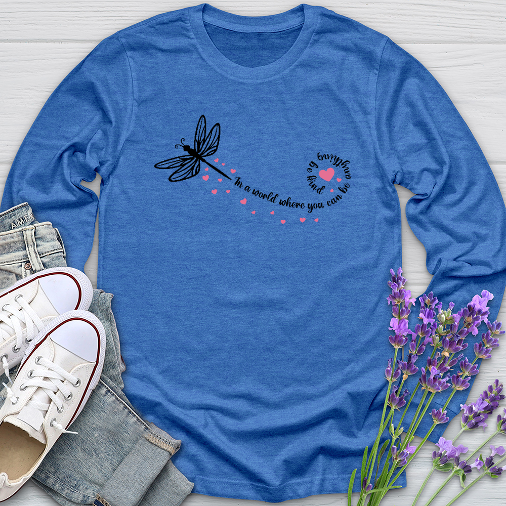 Be Kind Dragonfly Long Sleeve Tee
