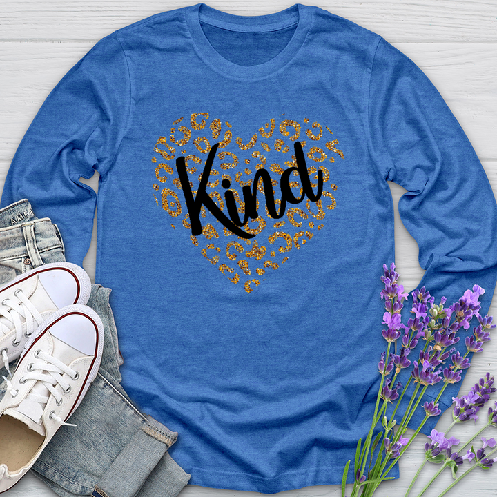 Kind Gold Heart Long Sleeve Tee