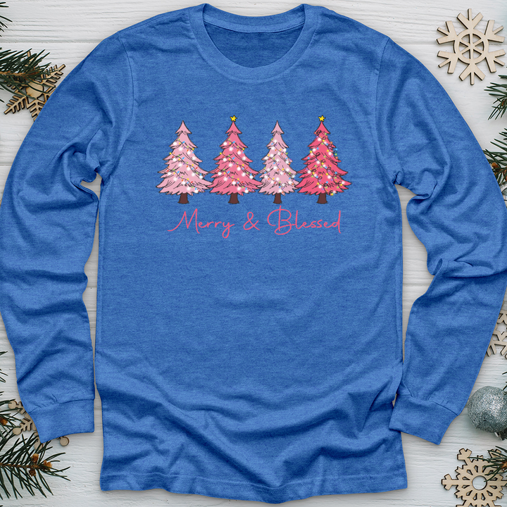 Merry & Blessed Long Sleeve Tee