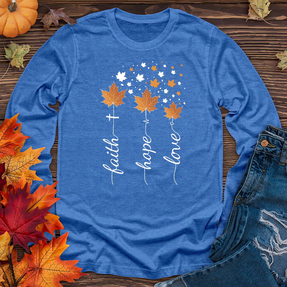TGB Floating Leaves Long Sleeve Tee