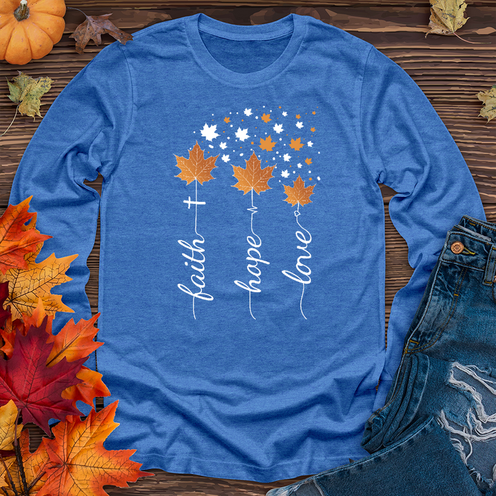 TGB Floating Leaves Long Sleeve Tee