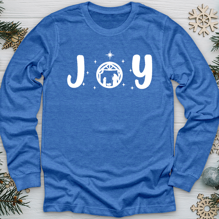 Joy Nativity Long Sleeve Tee