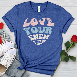 Love Your Enemies Sherbert Heathered Tee