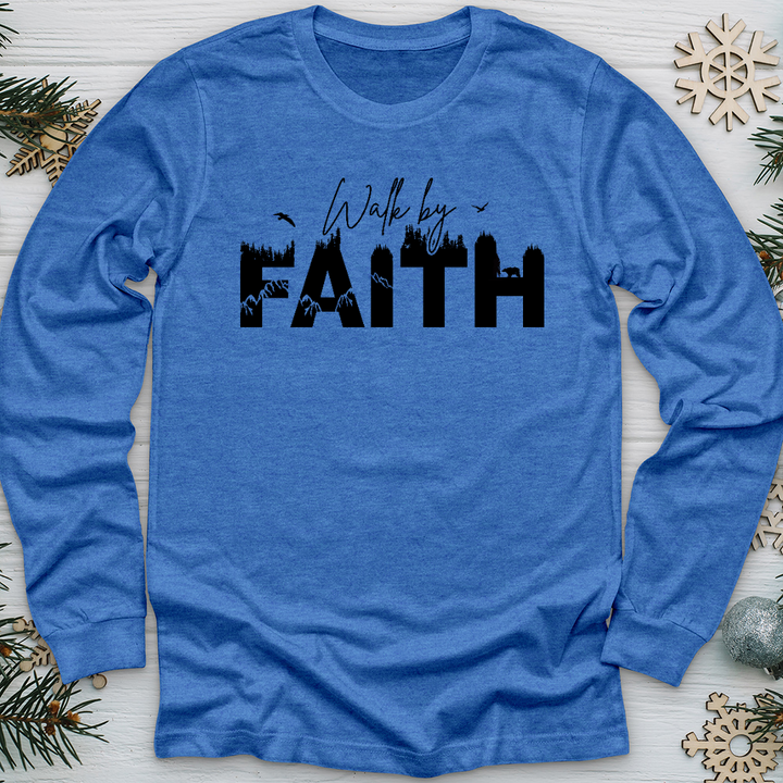 Walk by Faith Wilderness 01 Long Sleeve Tee