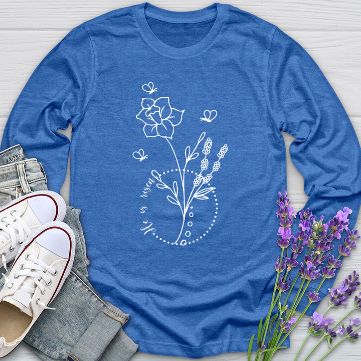 He Is Risen Bees Long Sleeve Tee