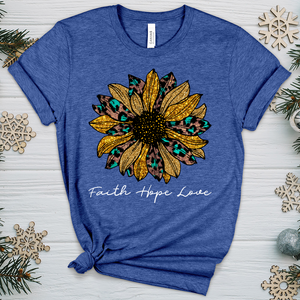 Faith Hope Love Sunflower V2