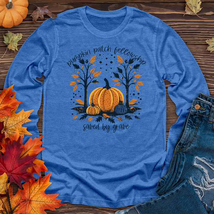 Grow In Grace Pumpkin Patch Long Sleeve Tee