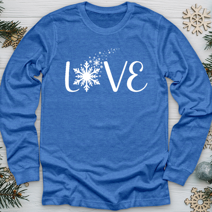 Love Snowflake Long Sleeve Tee