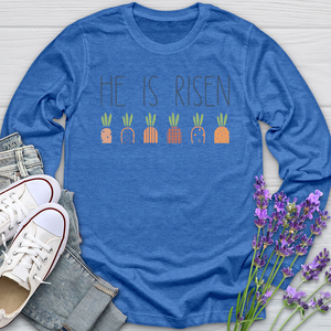 He Is Risen Carrot Patch Long Sleeve Tee