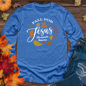 Fall For Jesus Long Sleeve Tee