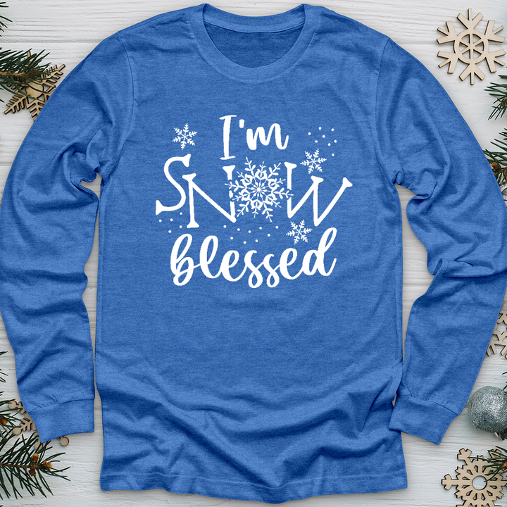 Snow Blessed Snowflake Long Sleeve Tee
