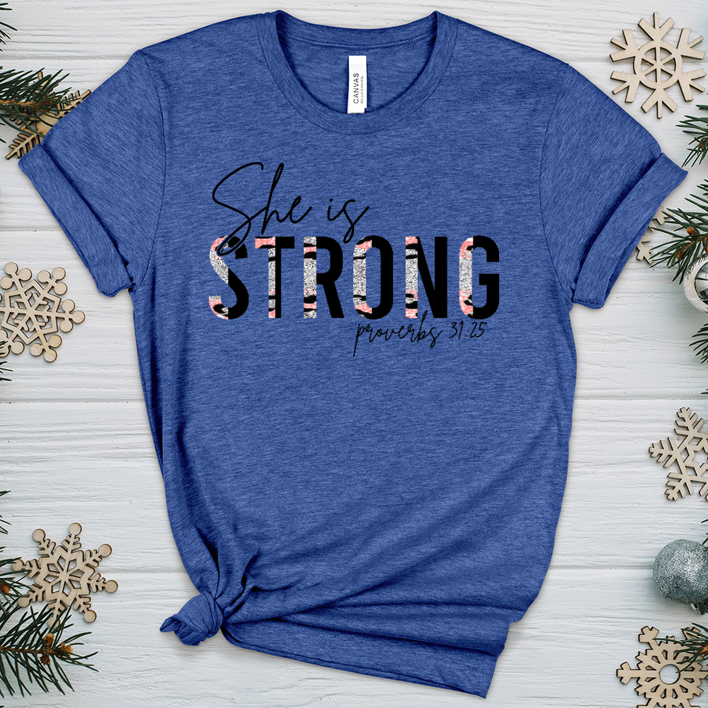 She is Strong 06 Heathered Tee