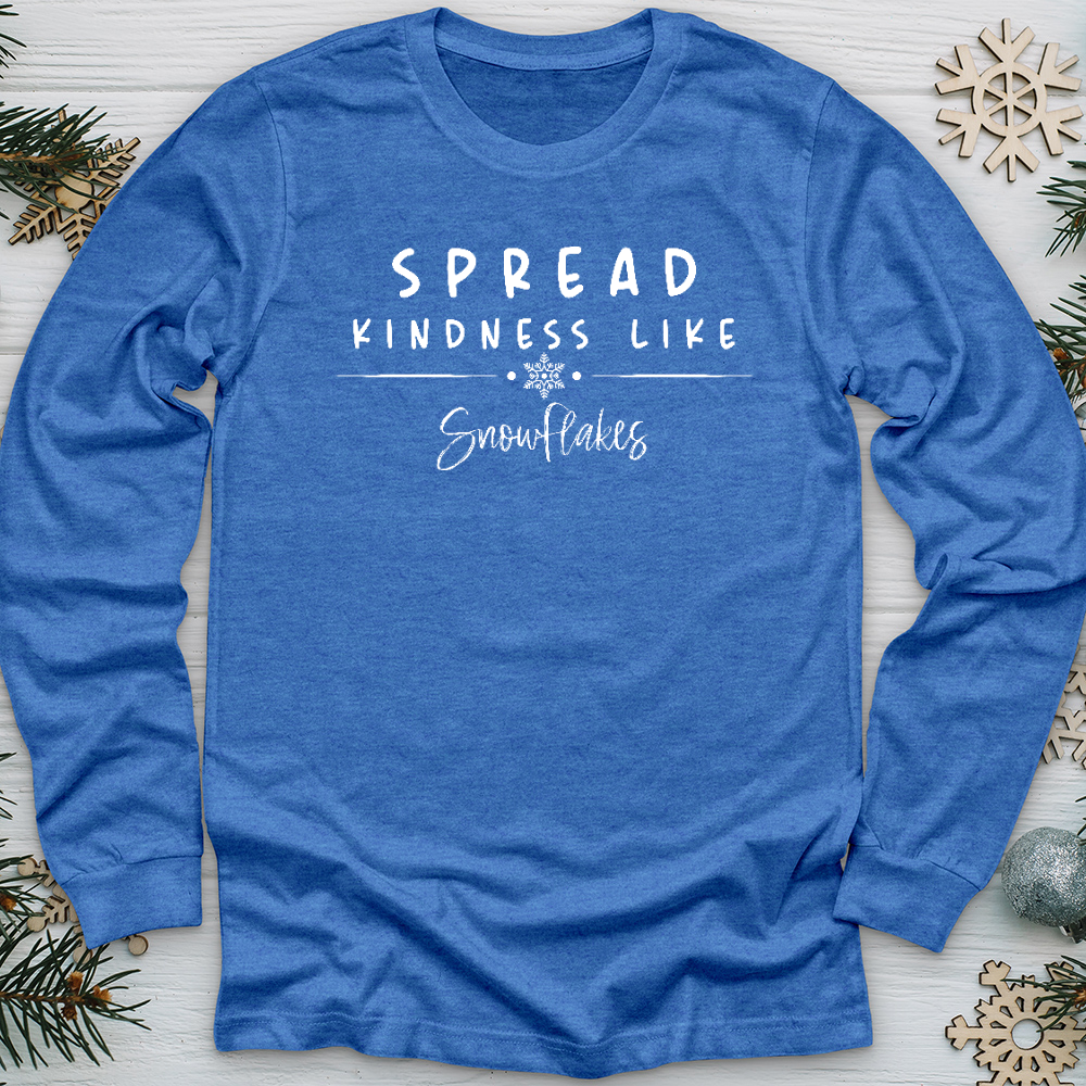 Snowflake Kindness Long Sleeve Tee
